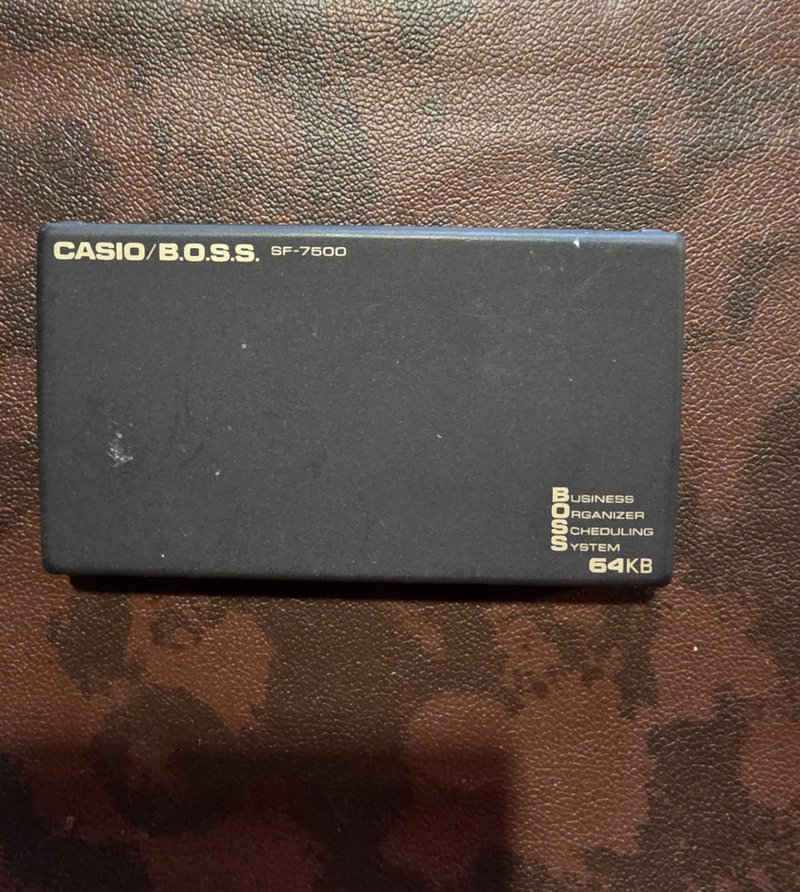 CASIO 64 KB memory DIGITAL DIARY SF7500