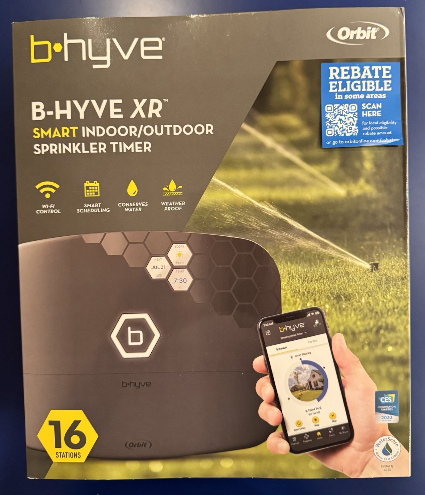 NEW Orbit 57995 B-hyve XR 16-Zone Smart Indoor/Outdoor Sprinkler Controller