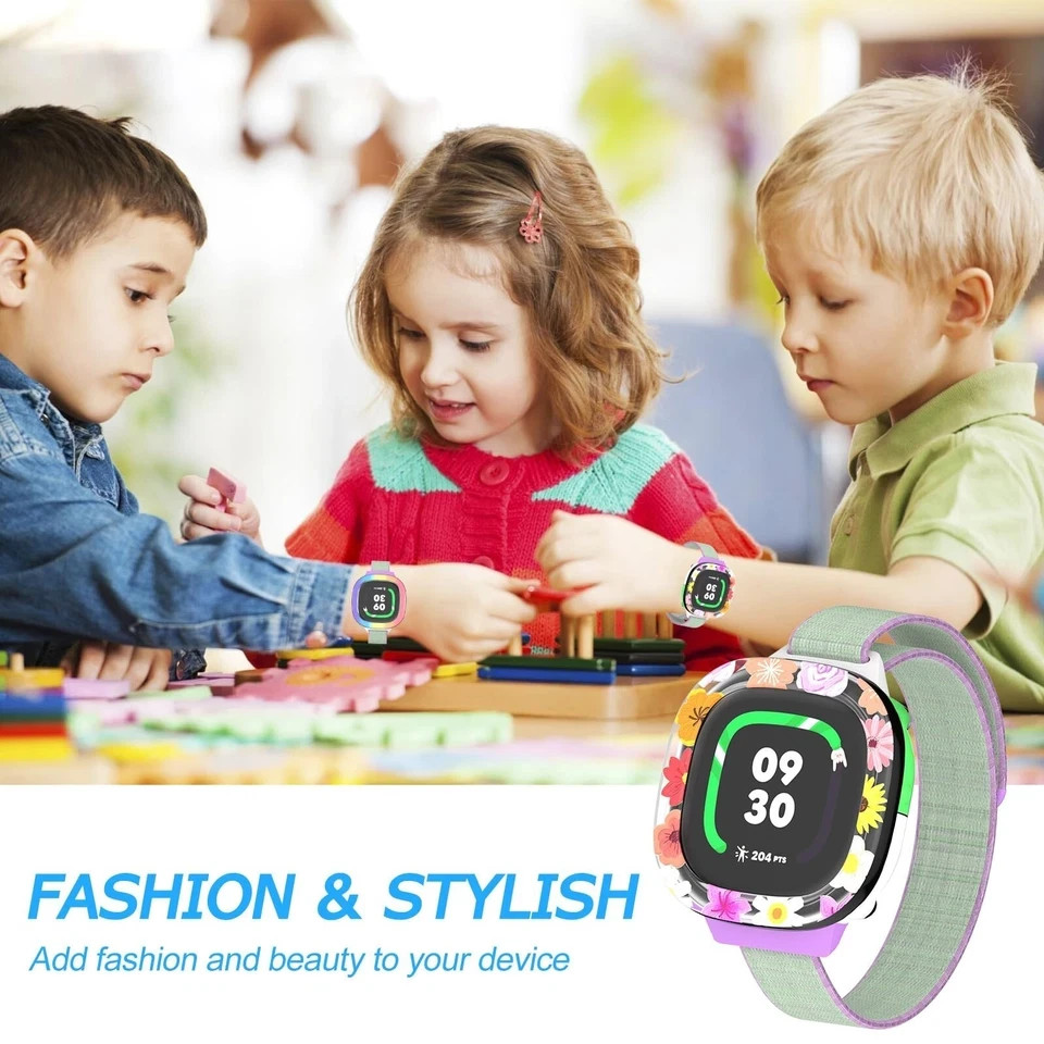 2 Pack Edge Protector Compatible with Fitbit Google Ace LTE Kids Smartwatch, ...