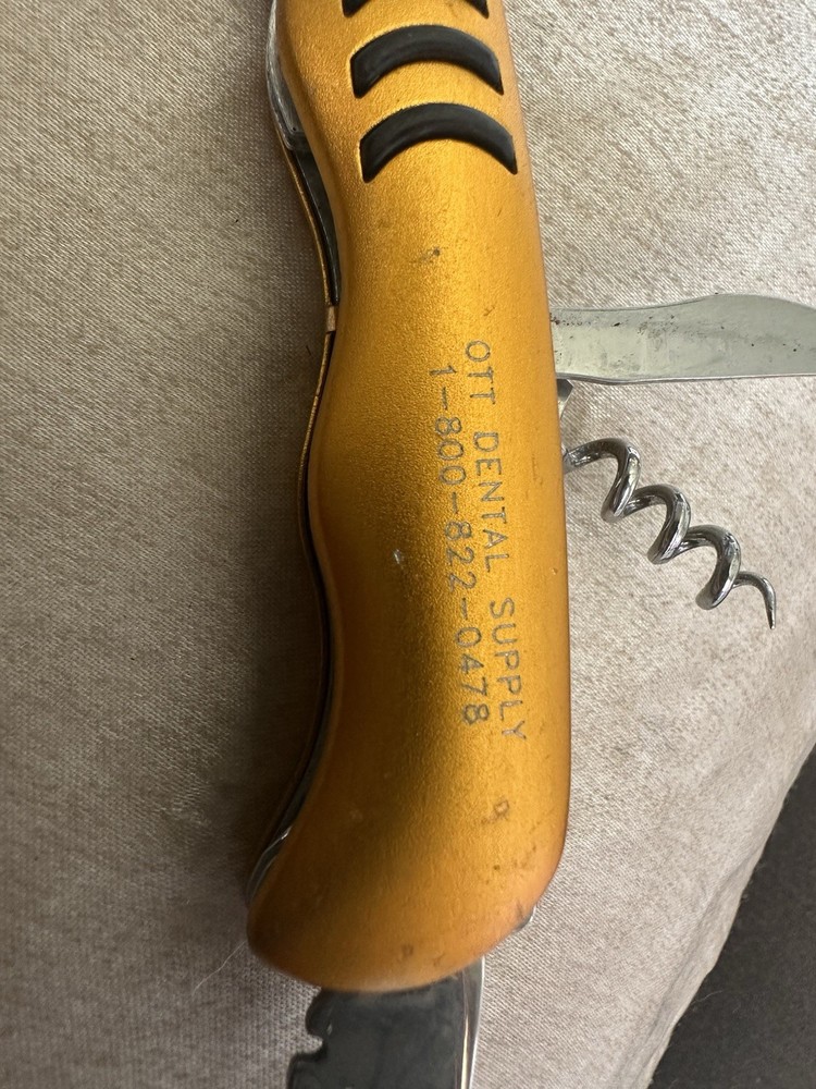 7 in 1 Multi-function Engraved “OTT DENTAL SUPPLY” Folding Tool High Quality