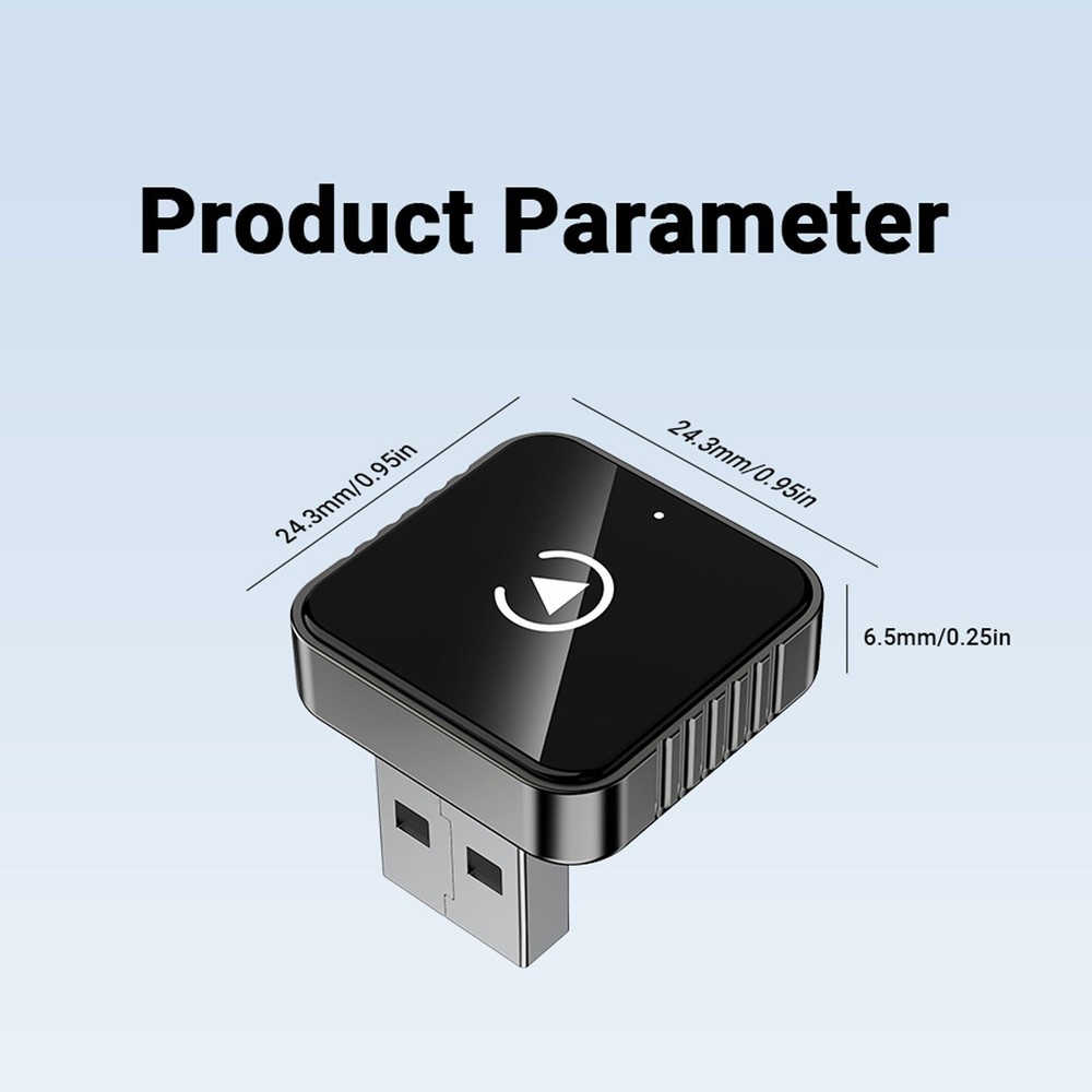 2-in-1 Wireless Carplay Android Auto Adapter Plug&play USB For Iphone Android l6