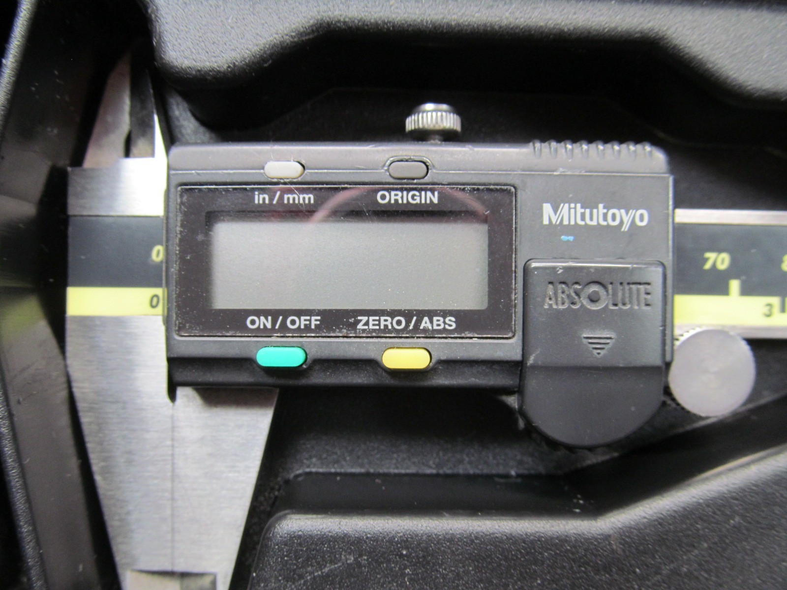 Mitutoyo Absolute AOS Digimatic 6" Digital Caliper in Case - Does NOT WORK
