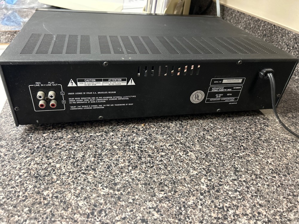 KENWOOD KX-660HX CASSETTE DECK