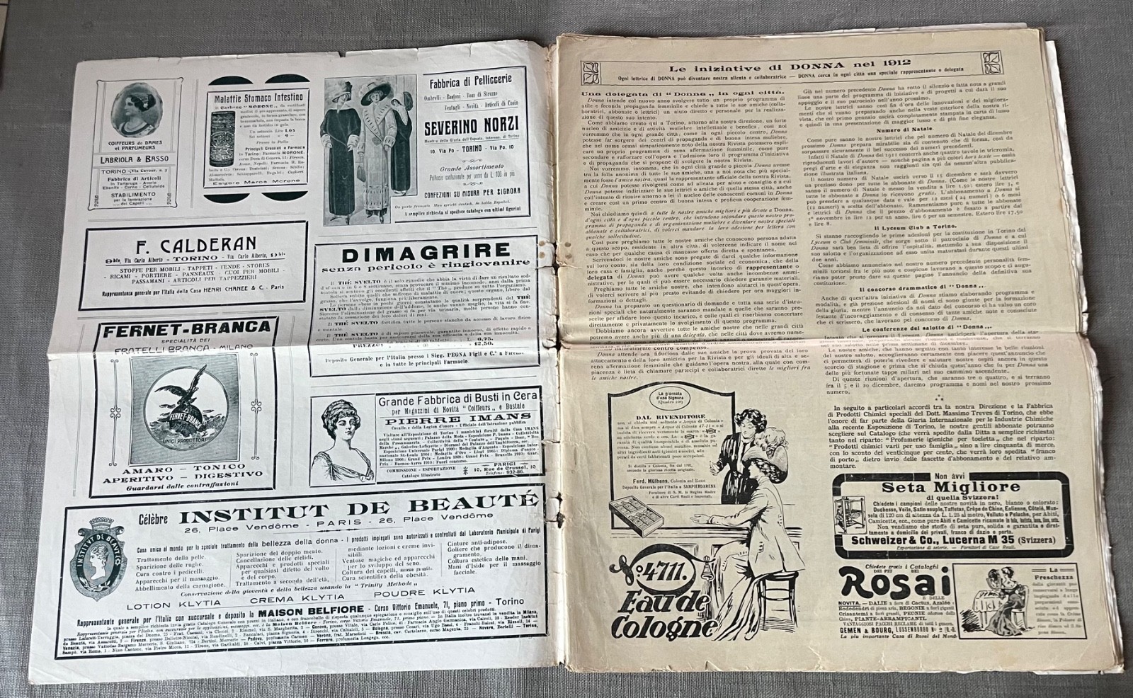 La Donna - La Tribuna newspaper magazine - November 1911 - The new China