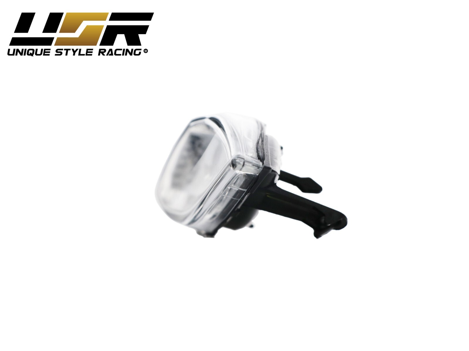 Euro CLEAR White-Out Bumper Side Marker Light Pair For 11-14 Porsche Cayenne 958