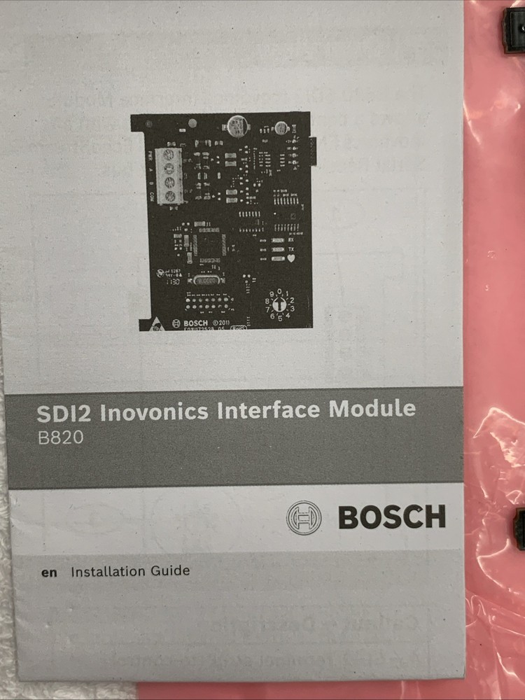 Bosch B820 Inovonics SDI2 Bus Interface