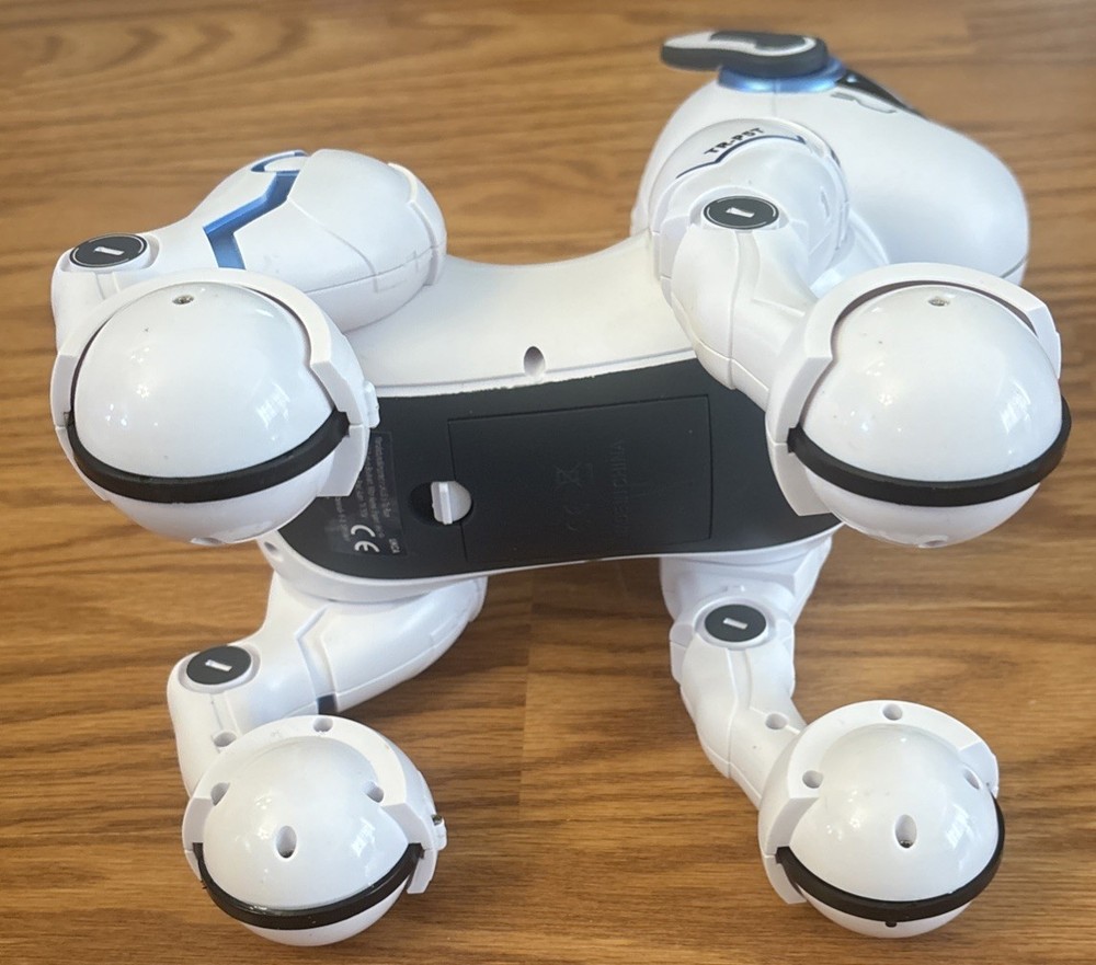 Interactive Programable Smart Robot Dog Rechargeable Voice Guard Mode Imitation