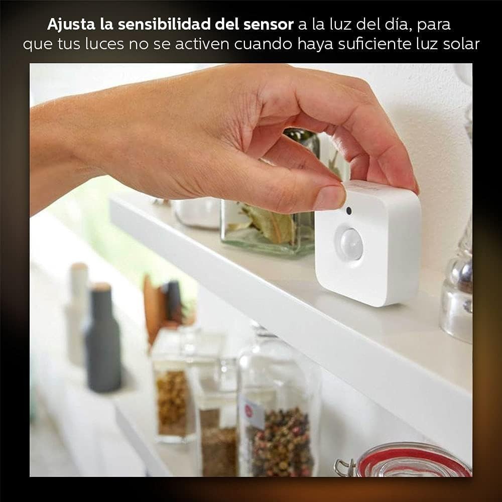 Philips Hue Motion Sensor - Wireless Battery Powered Smart Home Lighting Control