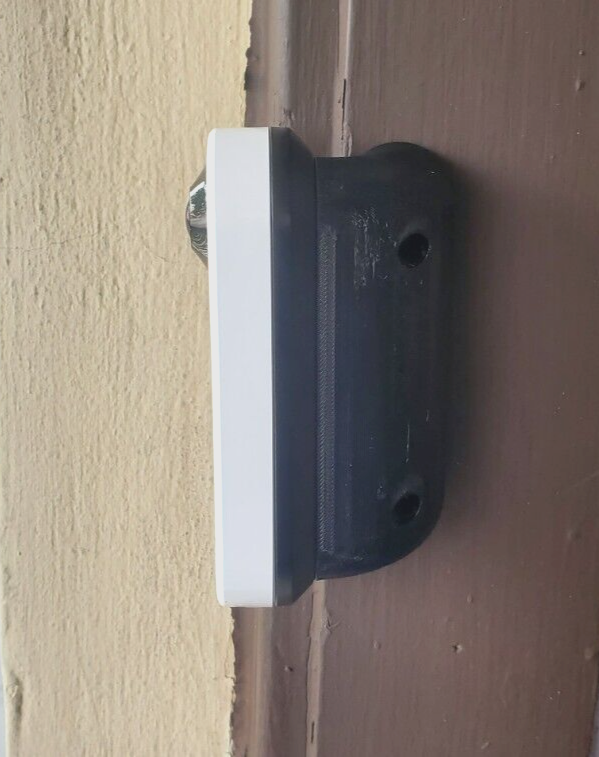 Arlo Essential Wired Doorbell Wedge 90 Degree Angle Mount Bracket UV Resistant