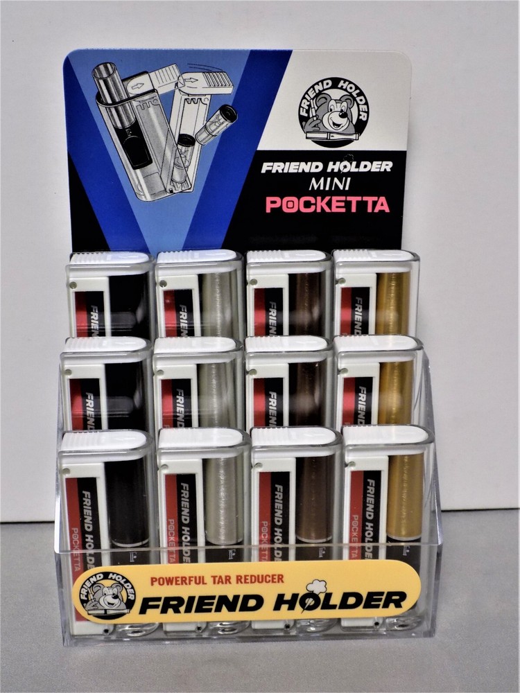FRIEND CIGARETTE HOLDER MINI POCKETTA DISPLAY TAR NICOTINE DOUBLE FILTER SYSTEM