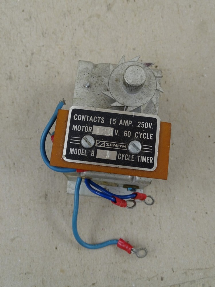 Zenith Cycle Timer 120V Motor , Model B1