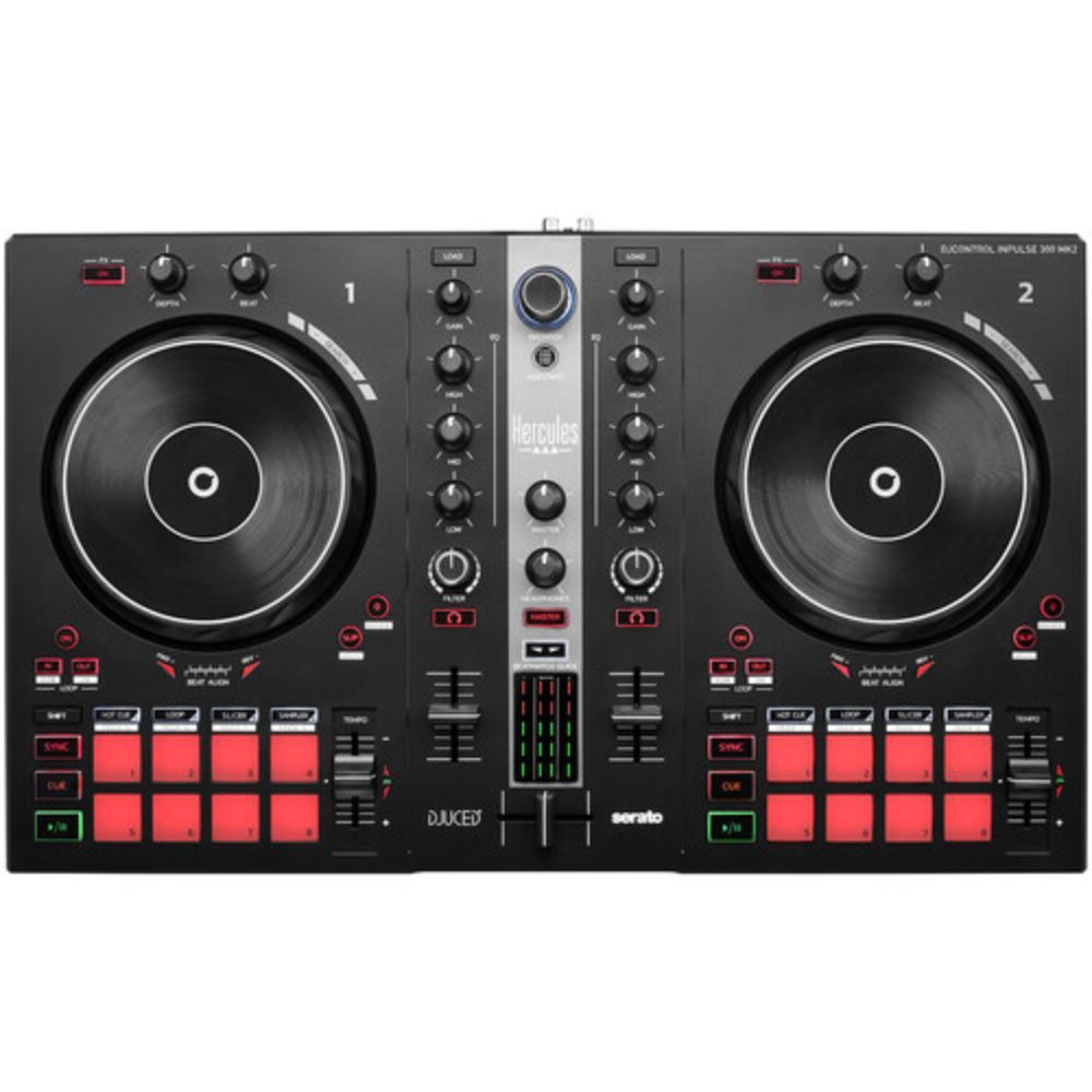 Hercules DJ Control Inpulse Controller w/ Hercules HDP DJ60 Headphones Bundle