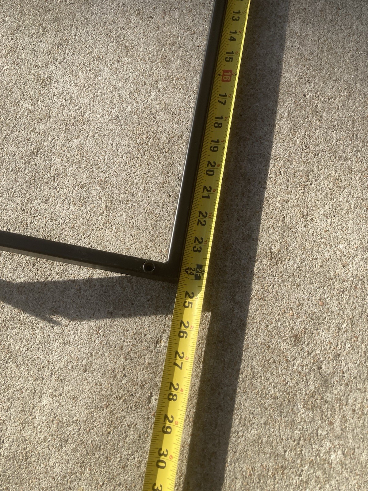 Boutique Black U-Shaped Hang Rail (2 Included In Listing)