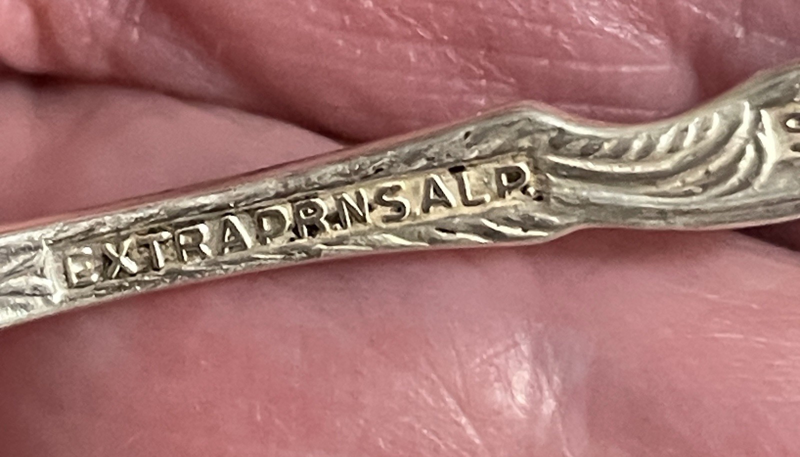 Vintage Nils Johan Silverplated 4" Demitasse / Baby Spoon Sweden ExtraPrnSalp