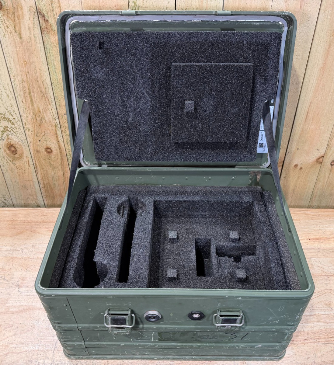 Zarges Metal K470 25.5x18.5x13.75" Military Surplus Storage Case Green