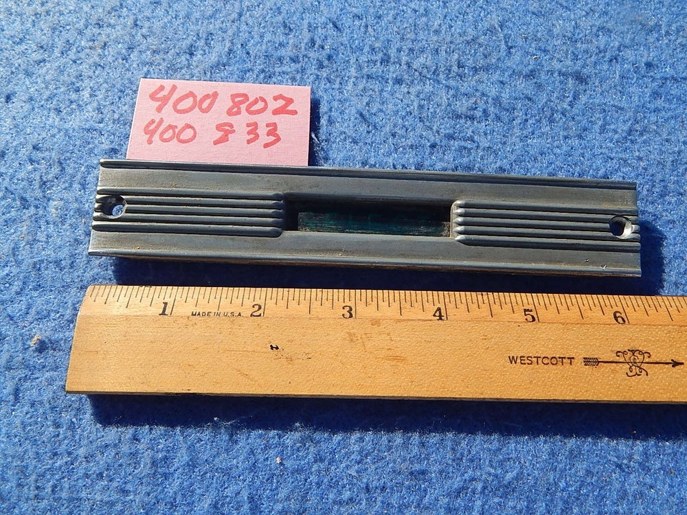 Seeburg M100B Electrical Selector Credit Plate # 400802 + Retainers # 400833