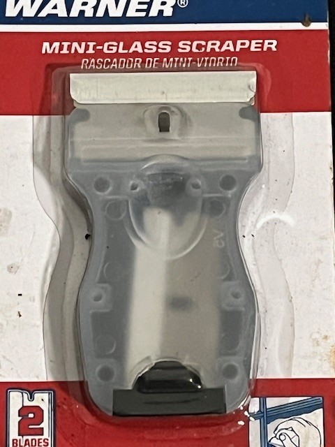 Warner Mini Glass Scraper #34114