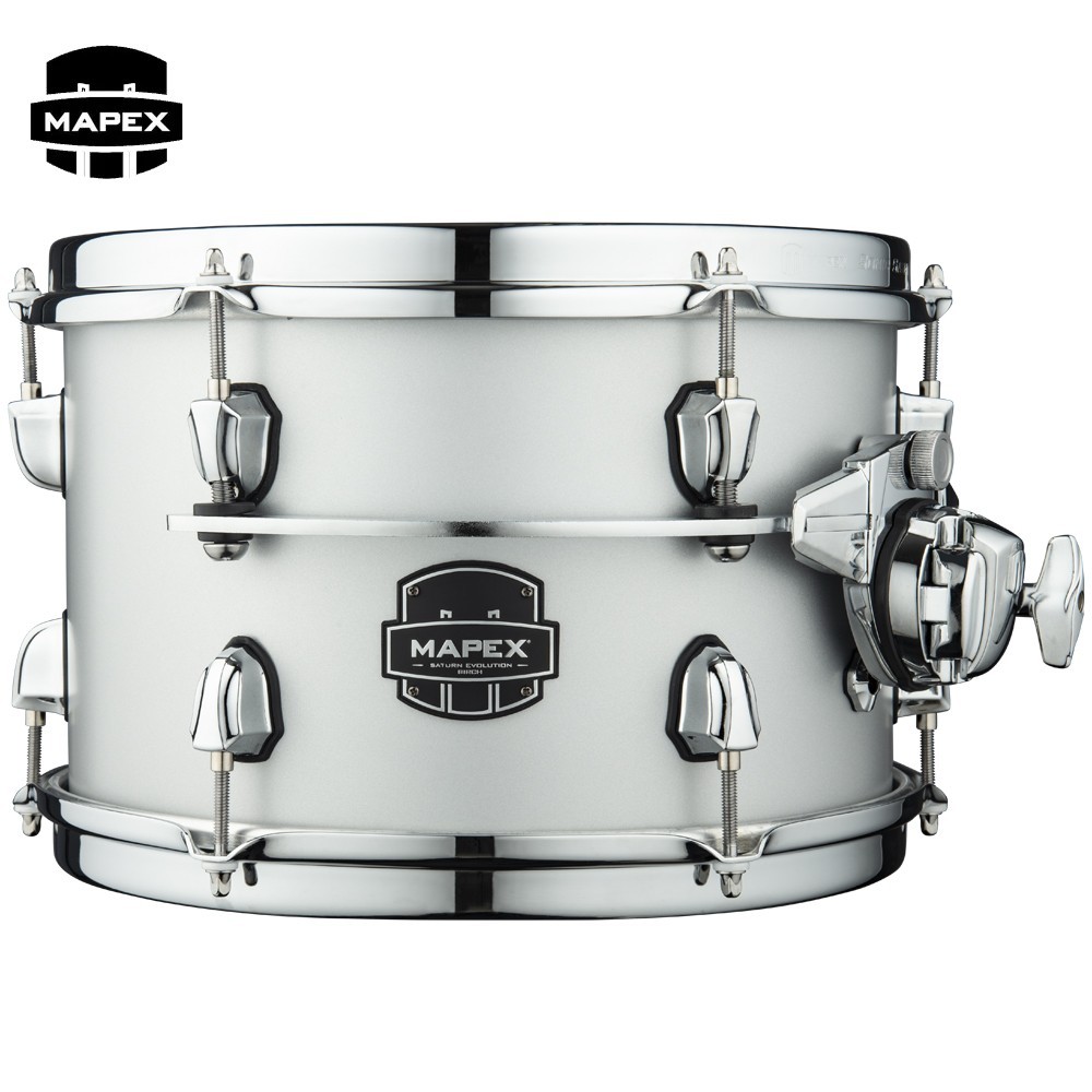 Mapex Saturn Evolution 10" x 8" Maple Mounted Tom Iridium Silver SET1008MPD