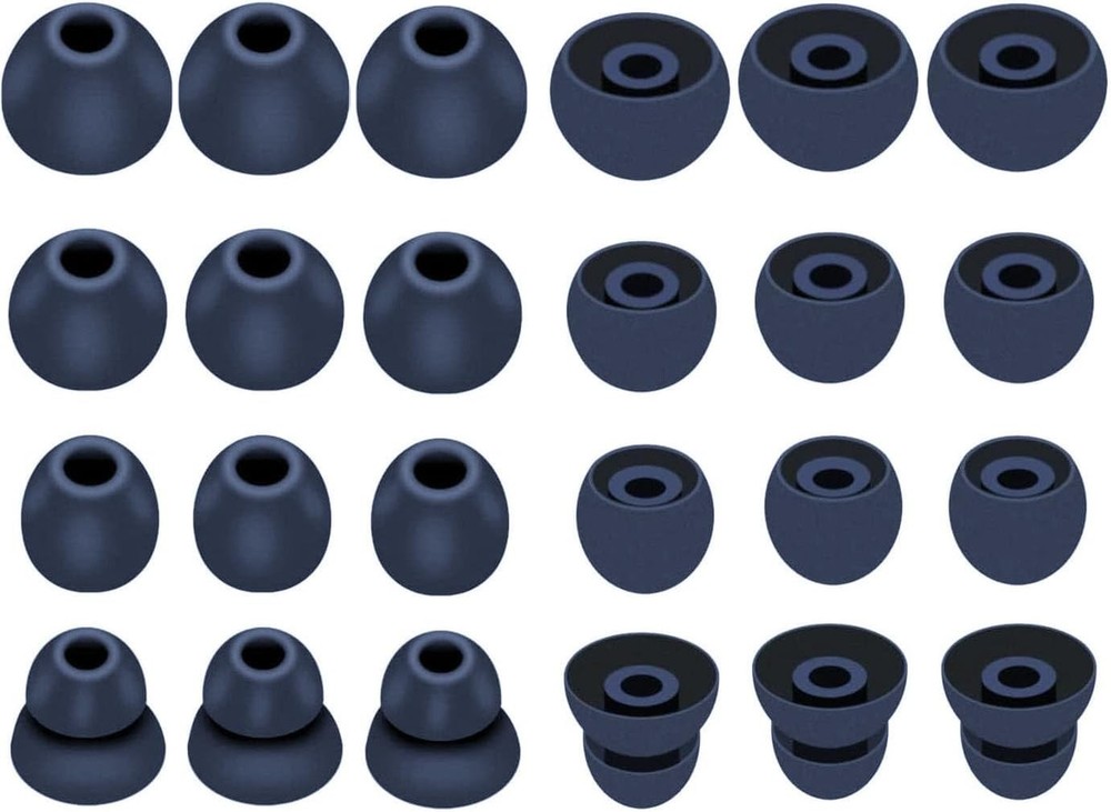 JNSA Replacement for Powerbeats Pro Ear Tips Eartips Plug 4 Size, Navy