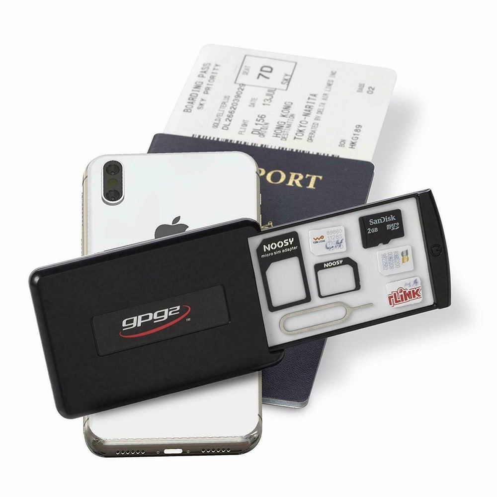 GPG2 Mobile Safe Case - SIM Card & Memory Card Case