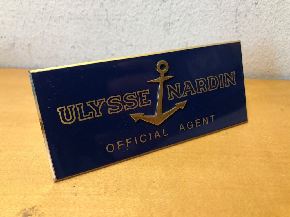 ULYSSE NARDIN Plaque - Official Agent - Watches
