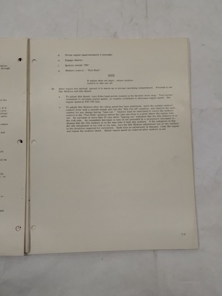 Bendix Model RS-10B2 Fuel Injection System Installation Instructions-Original
