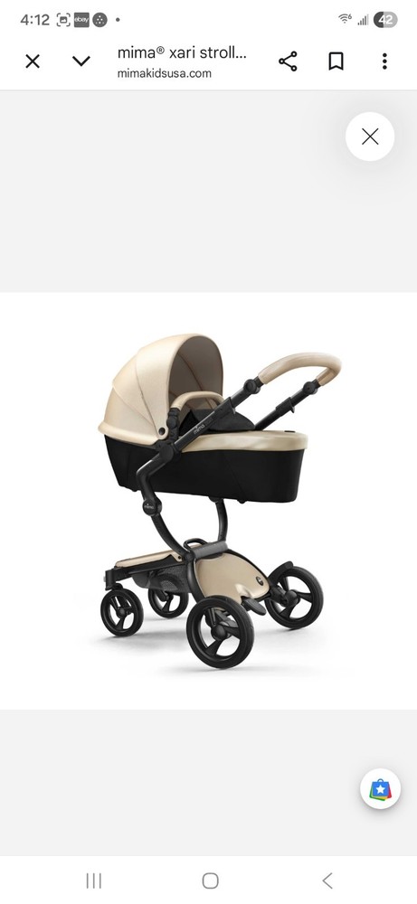 Mima Xari 4G Stroller with Basinet and Seat