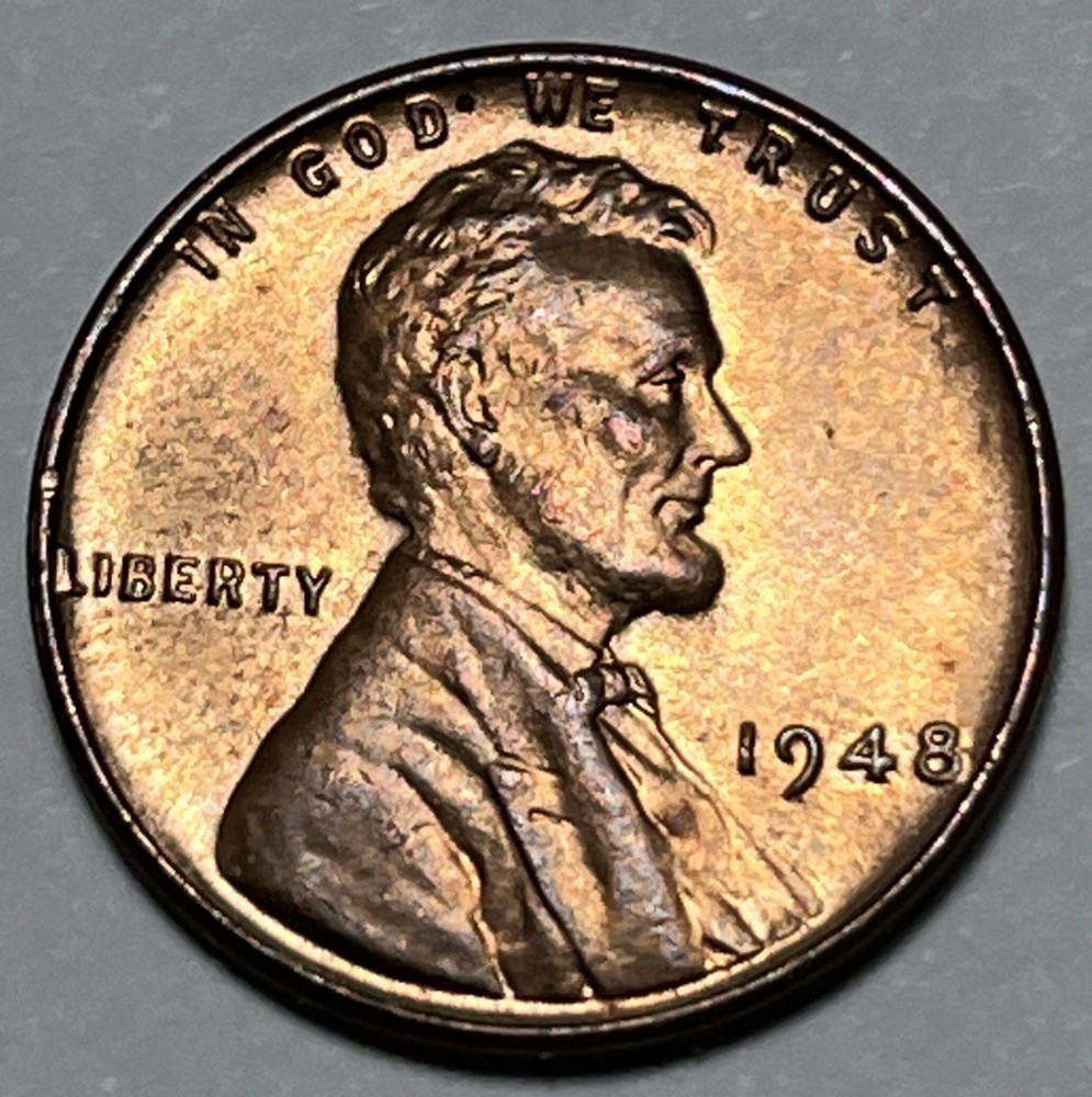 1948 Penny Error DDO Doubling In Date #1