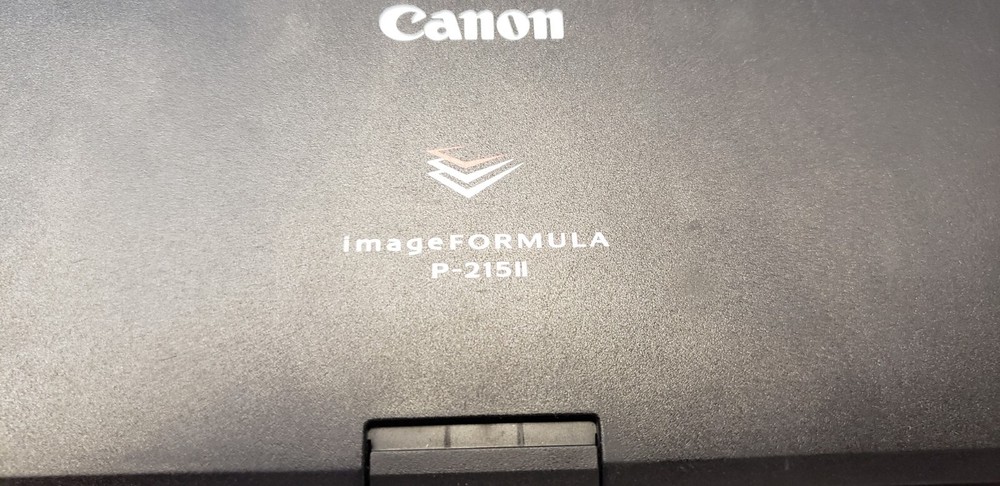 Canon ImageFORMULA P-215II Portable Duplex Document Scanner USB 3.0 w/Bundle