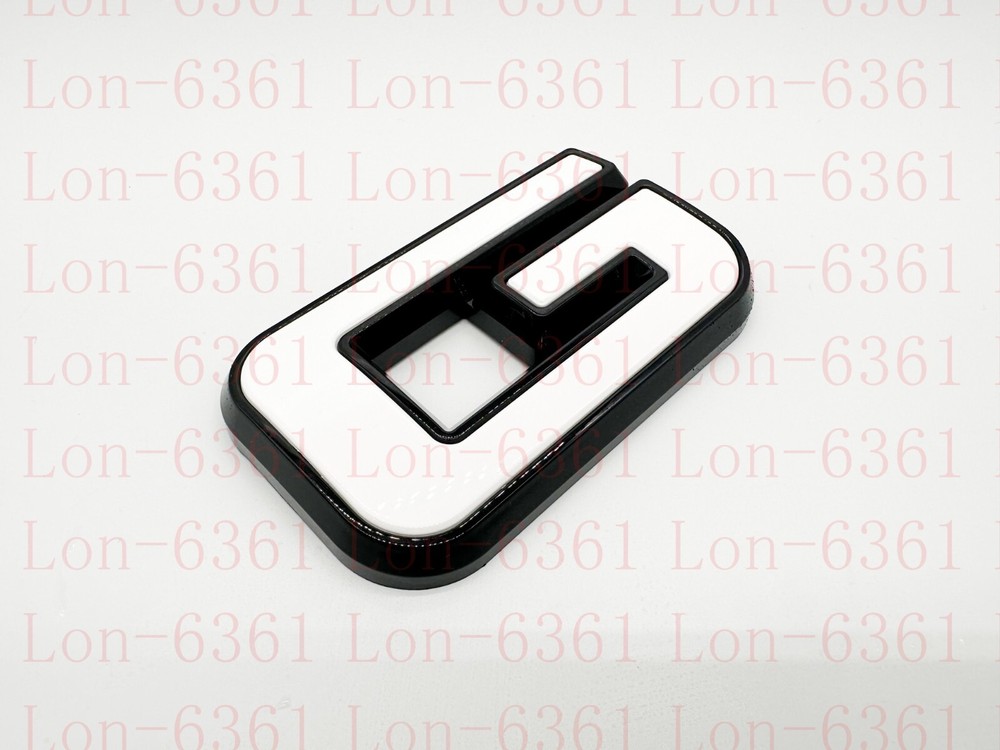 2021-2024 GMC YUKON YUKON XL Front Rear Tailgate White Black OVERLAY Emblem