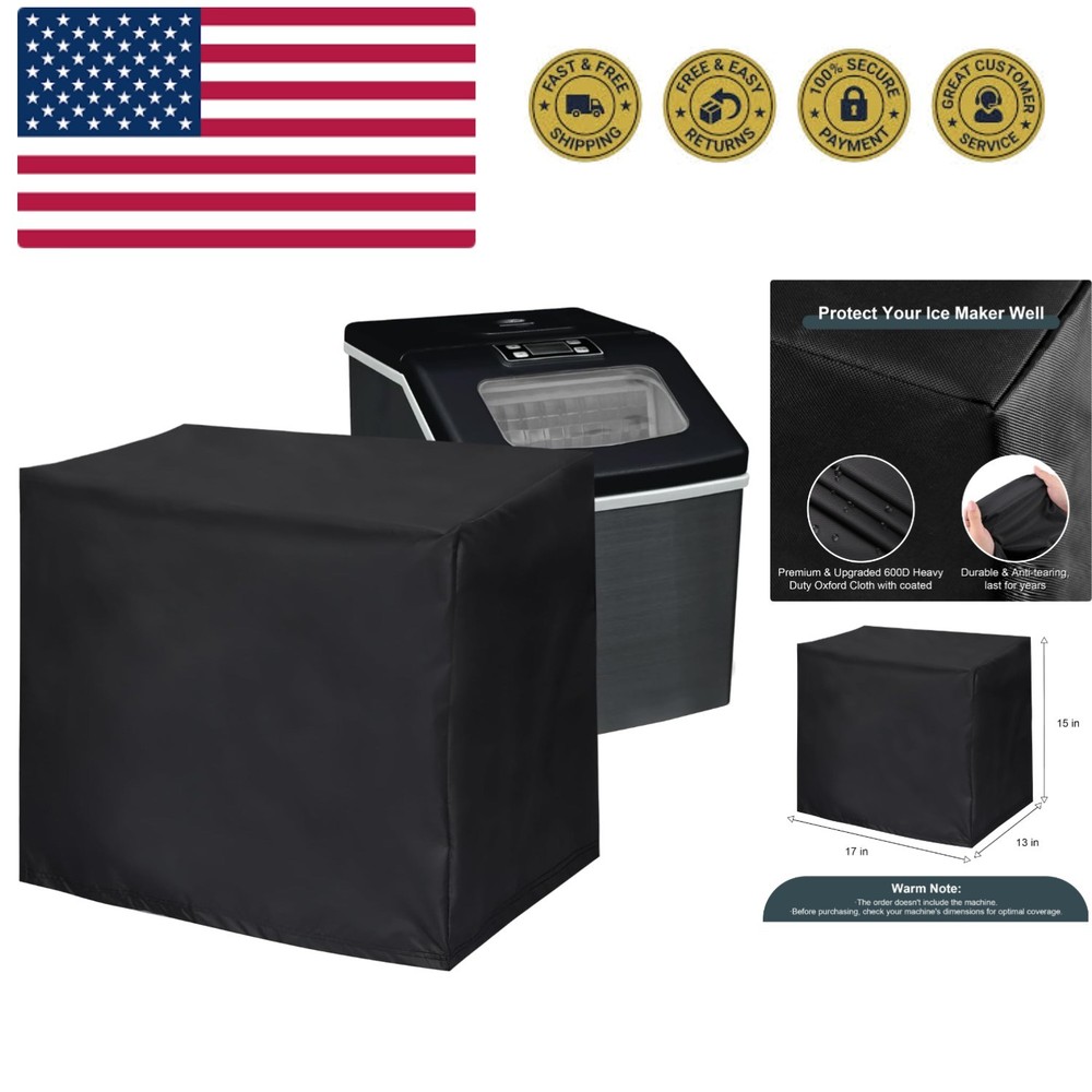 Ice Maker Cover, Universal Waterproof Shield for Rice Cooker Bread Machine an...