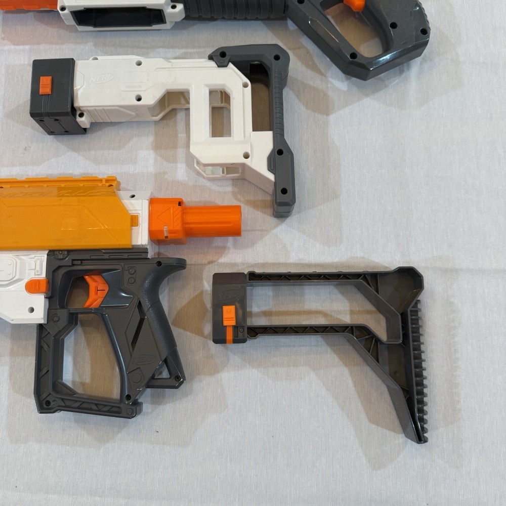 Nerf N-Strike Motorized Modulus Regulator & MK II w/ Attachments Tested/working