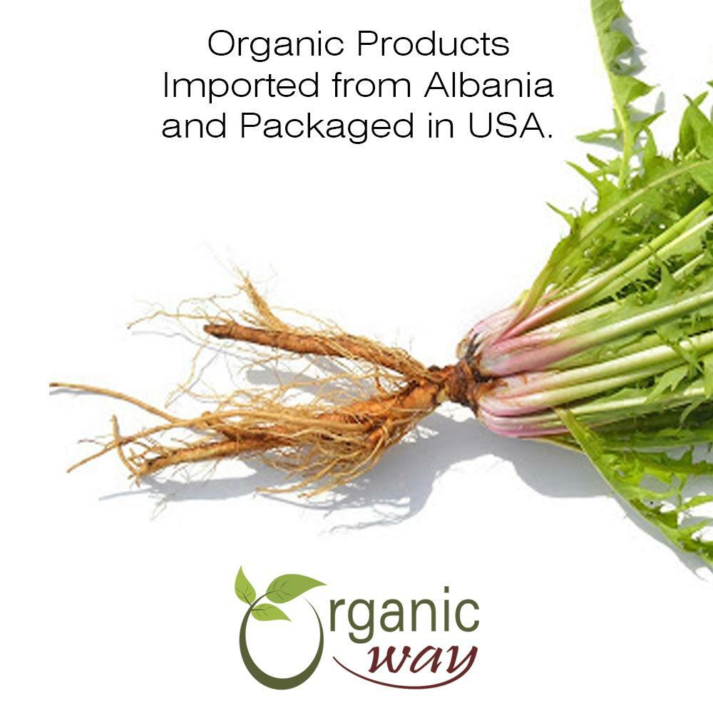 Organic Way Dandelion Root Cut & Sifted - Herbal Tea | Kosher & USDA Certified