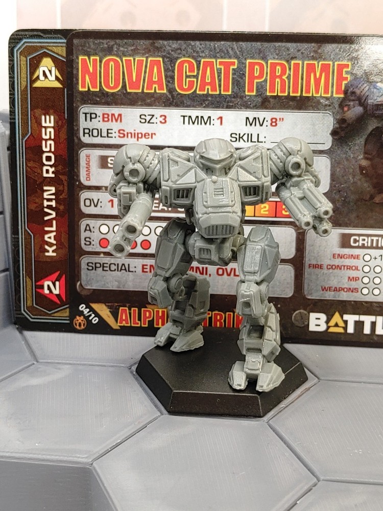 BattleTech SINGLES: from CLAN FIRE STAR Catalyst CGL plastic