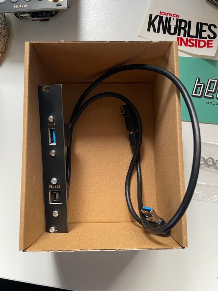 Bela PEPPER Modular Synth DIY Assembled Tested w/ Box Cable USB from Japan