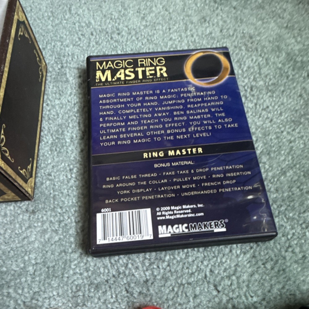 Magic Makers Magic Tricks Box Set Dice Cups Ring Master Sizzle Stick