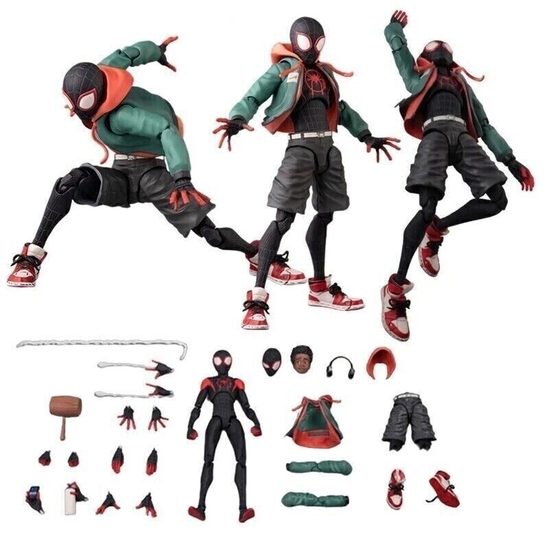 6'' Spider-Man Into The Spider-Verse Miles Action Figure SV-Action New In Box