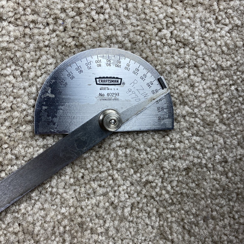 Craftsman No.40293 Protractor