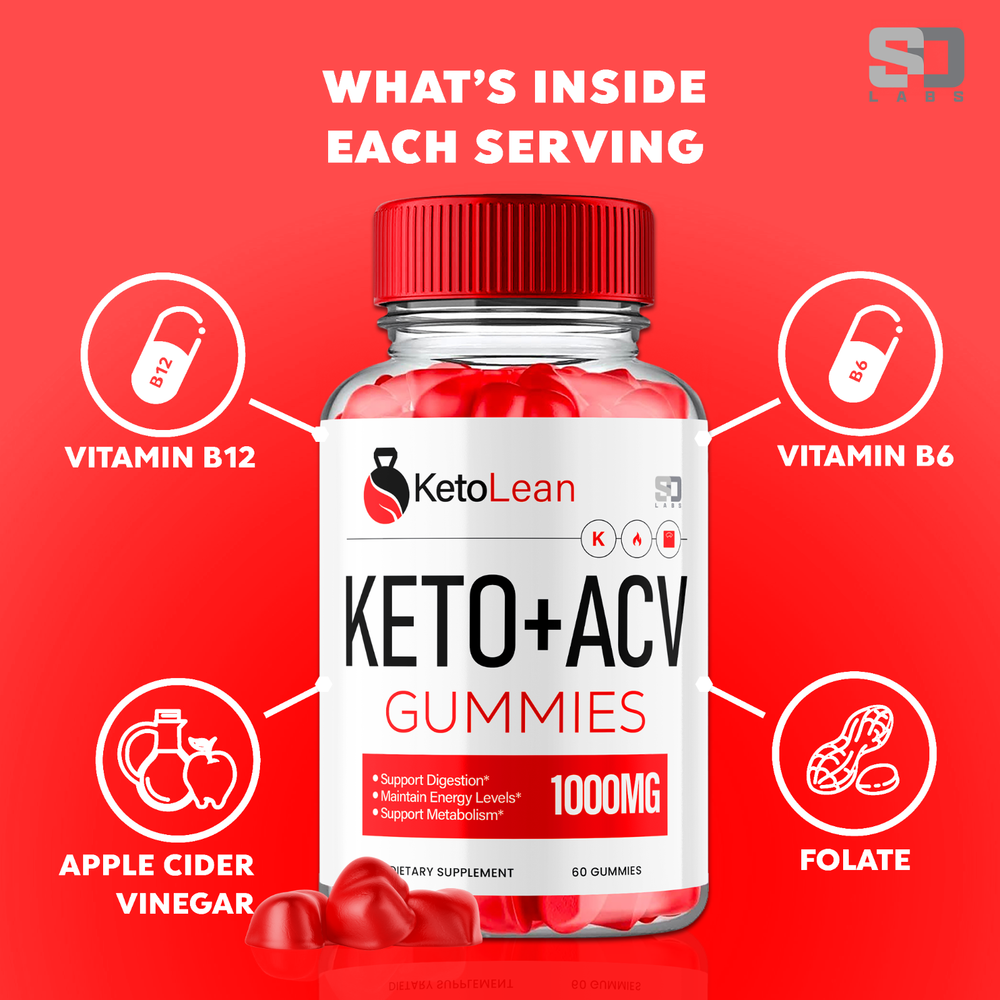 Keto Lean ACV Gummies - KetoLean ACV Maximum Strength for Body Shaping (1 Pack)