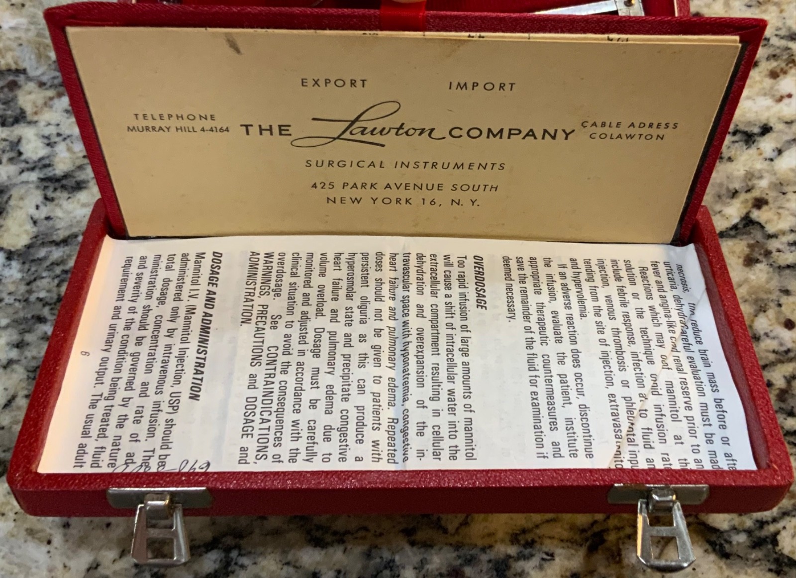 Vintage Schioetz - Tonometer Improved Made In Germany Original Paperwork & Case