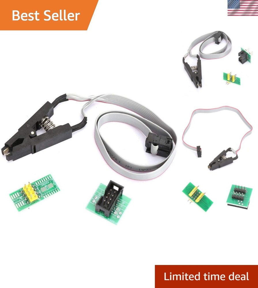 Compact SOIC8 IC Socket Adapter for Efficient Chip Programming - New Design