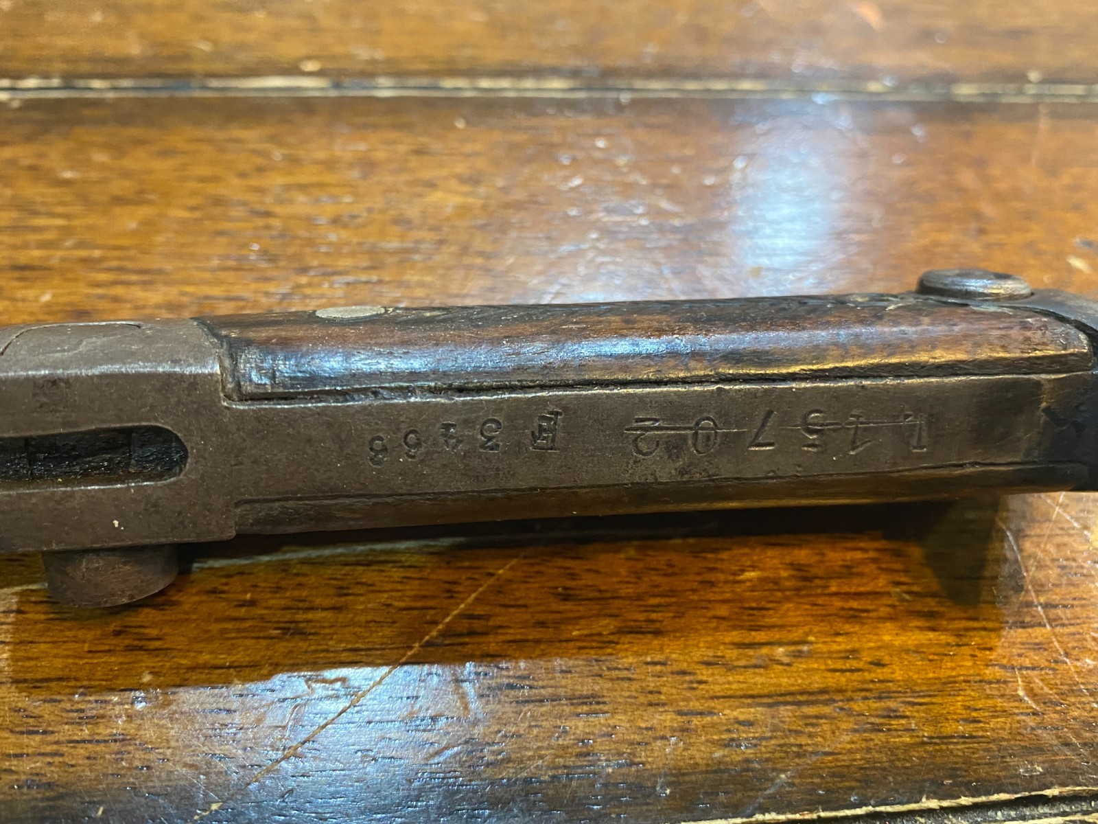 WW2 ITALIAN CARCANO M1938 FOLDING BAYONET KNIFE