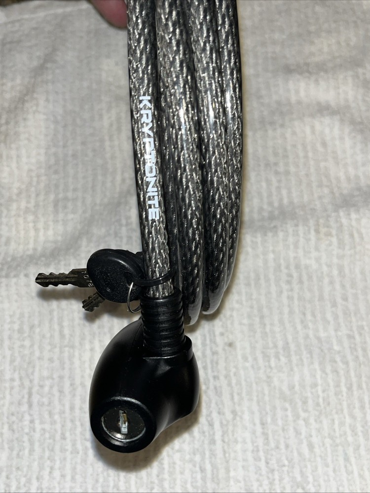 Kryptonite Cable Bike Lock w/ 2 Keys