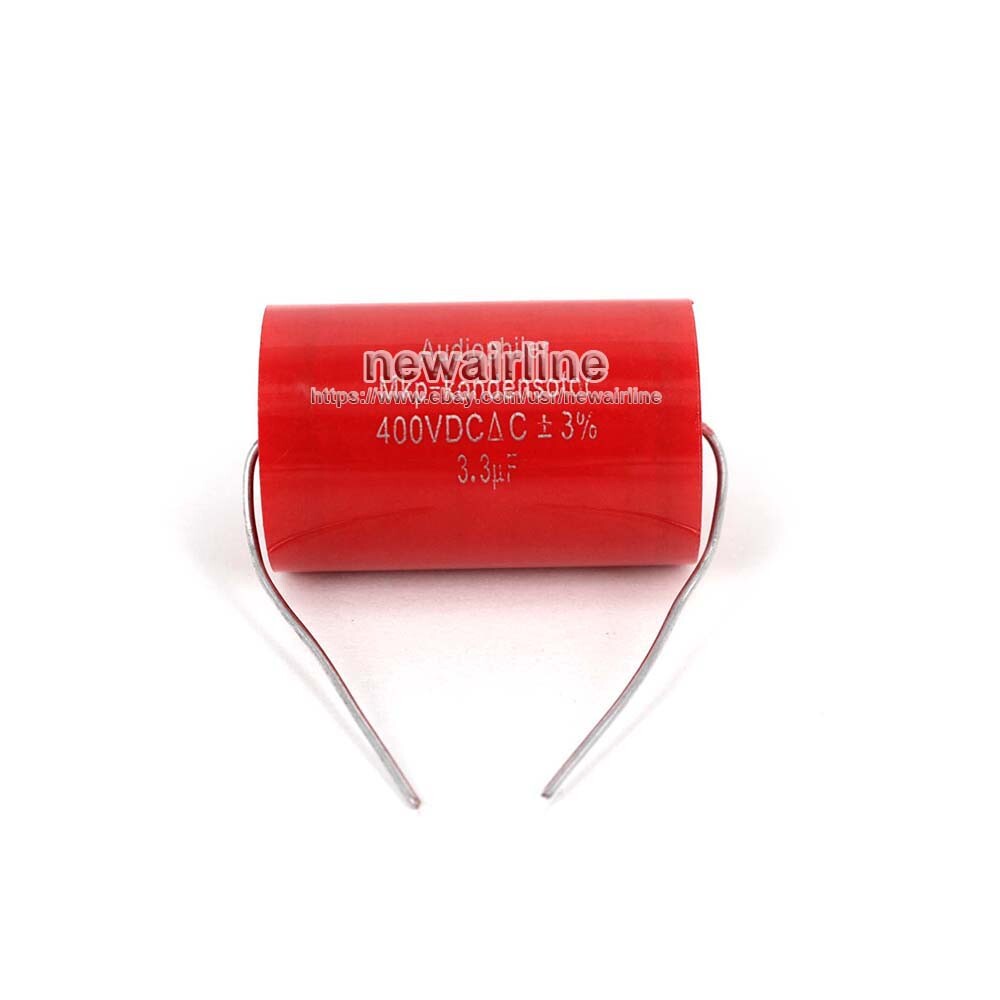 2pcs 400V 3.3uF MKP Crossover Metallized Polypropylene Non-Polarized Capacitor