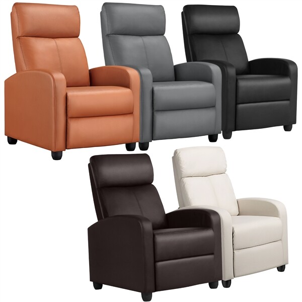 Recliner Chairs Single Modern Reclining Sofas Home Theater Seating Club Chairs
