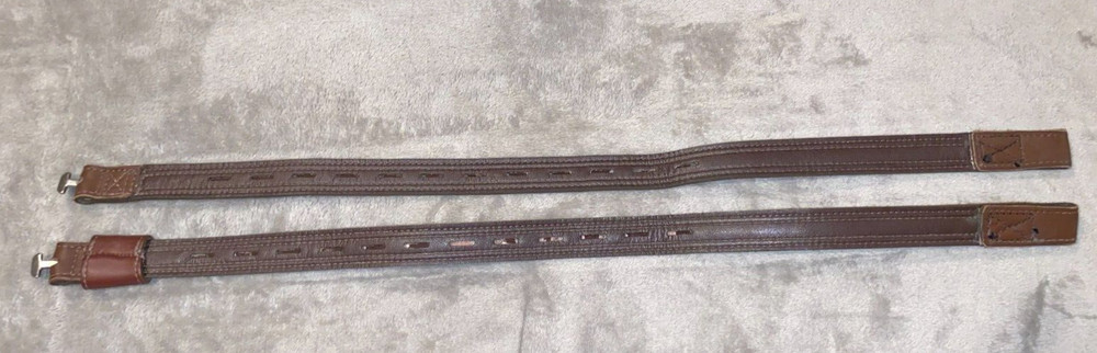 BATES BROWN LEATHER WEBBERS