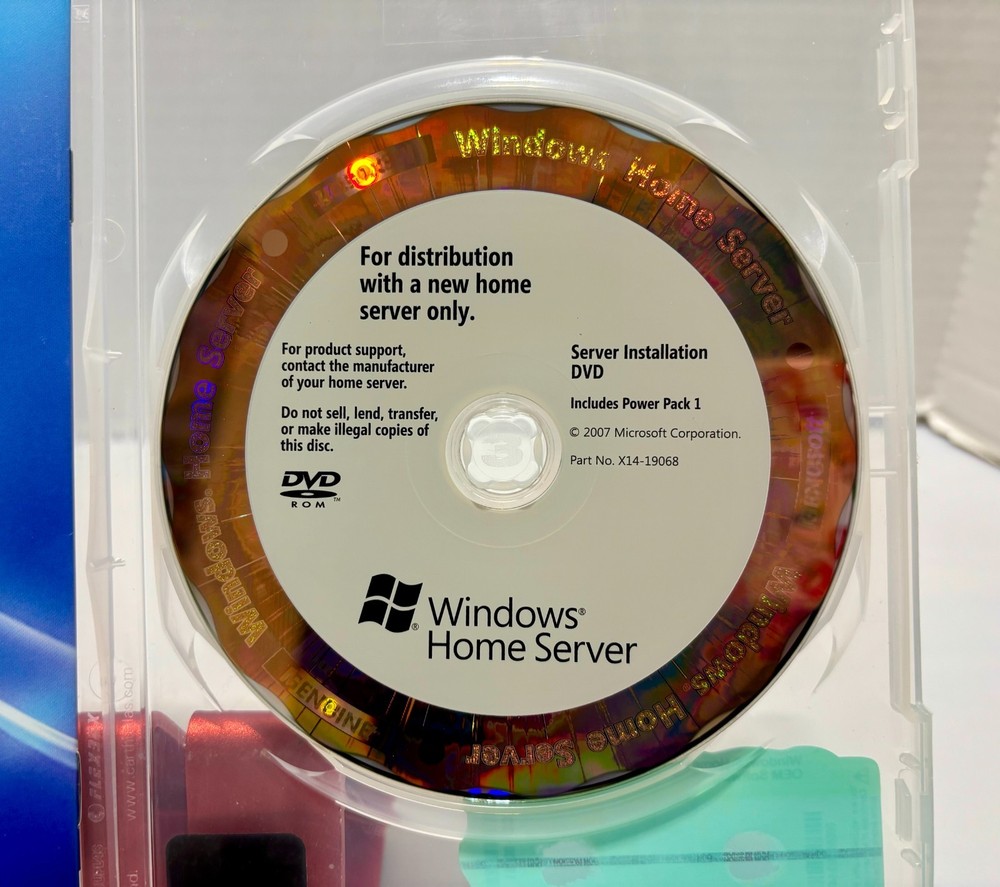 Microsoft Windows Home Server OEM System Builder Pack X10-63162