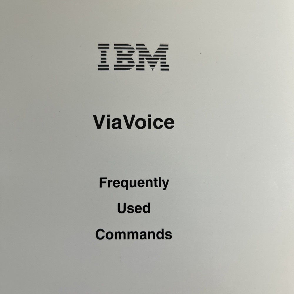 IBM Via Voice