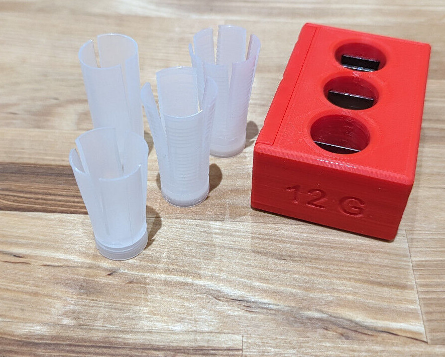 Wad Splitter, Slitter, Slicer, 2-4-6 Blade Cut Option, Extra Blades Included