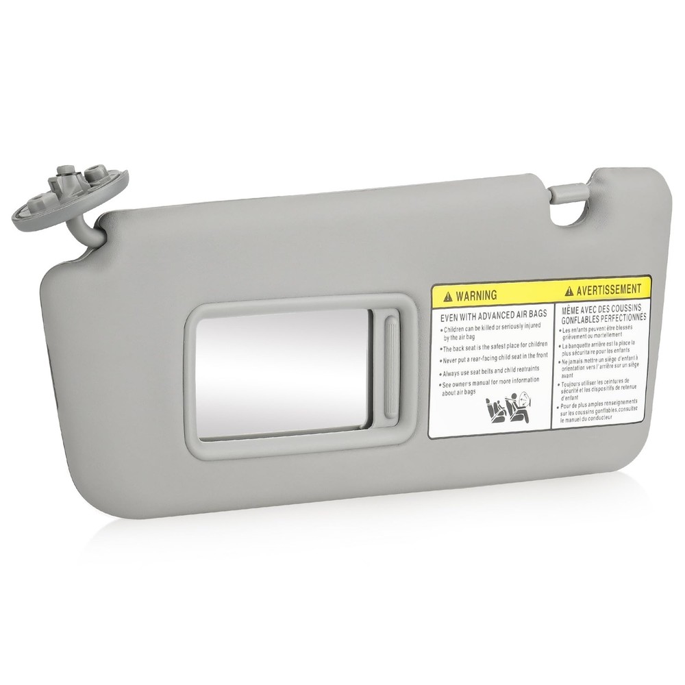 Gray Driver Left Side Sun Visor Replacement Compatible Side, Grey